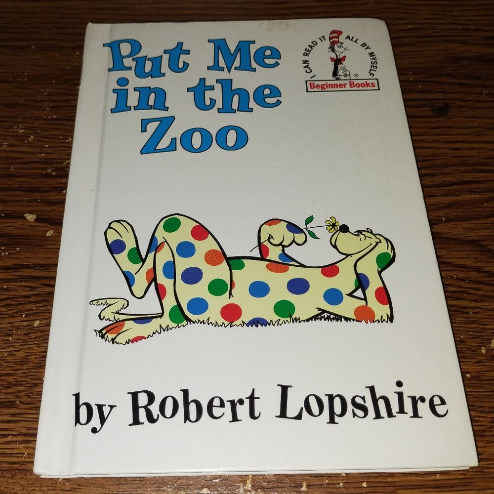 Vintage! Put Me in the Zoo (Robert Lopshire, Dr. Seuss, 1960) Hardcover Book